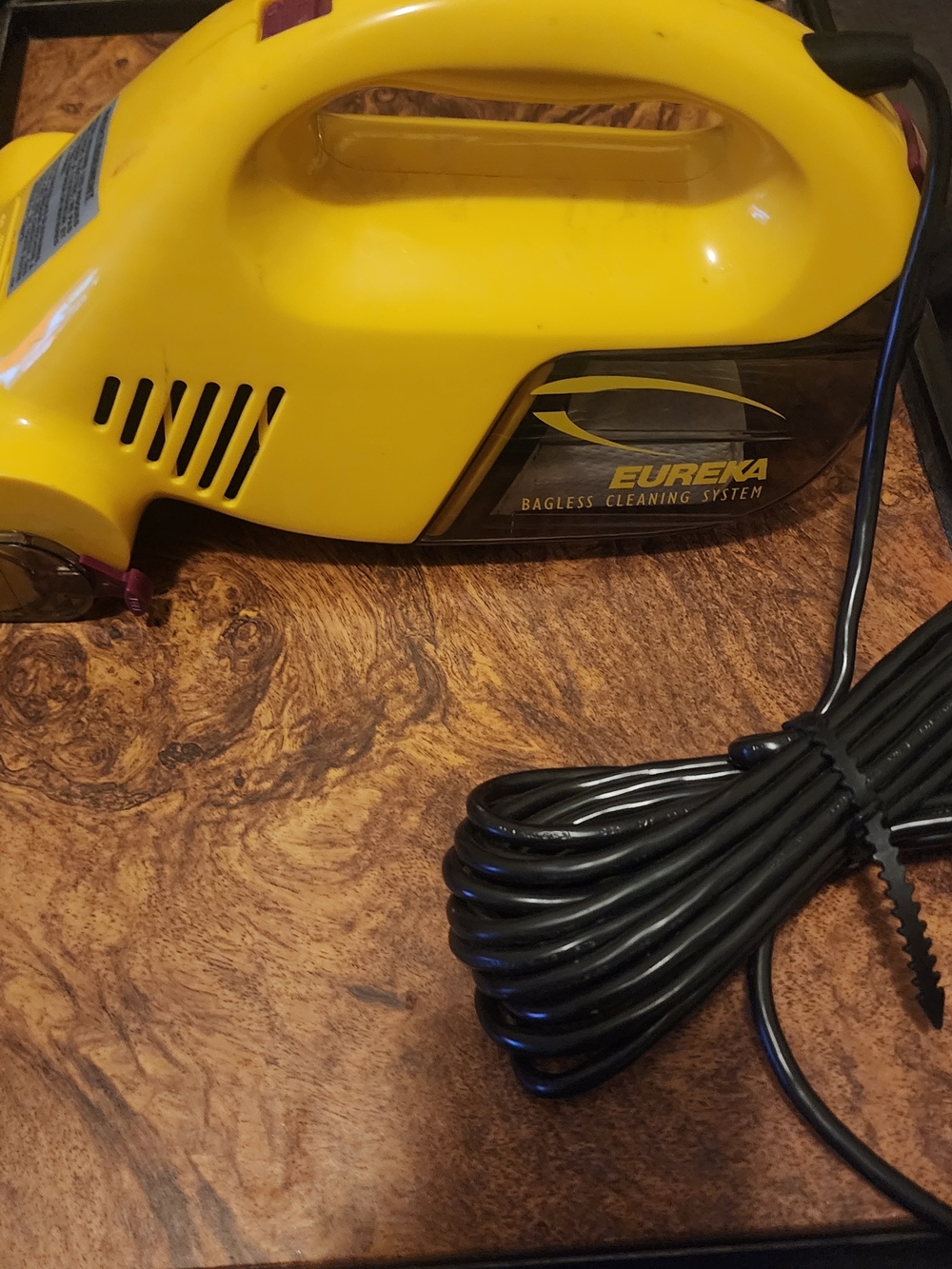 New Eureka Bagless Handheld Vacuum - Bright Yellow Been Packed